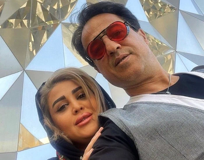رامین راستاد و همسرش