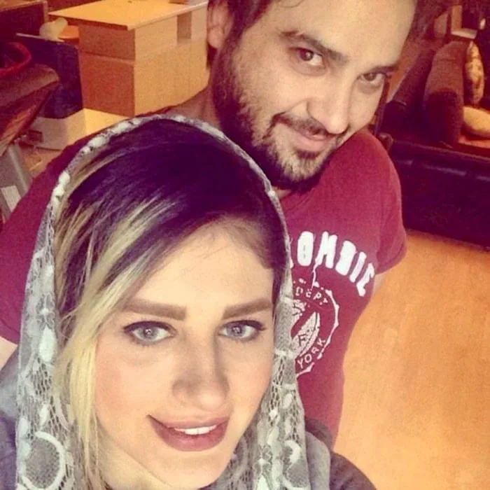 مهدی سلوکی و همسرش