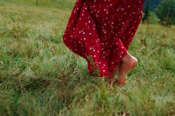 پیاده روی روی چمن
