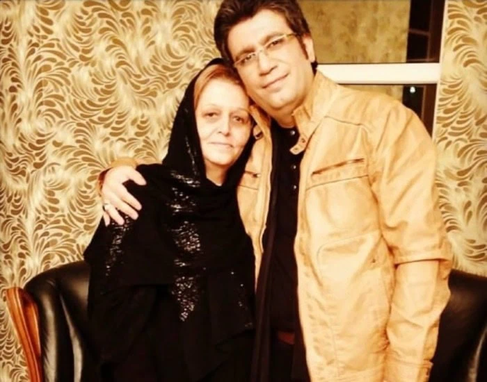رضا رشیدپور و مادرش