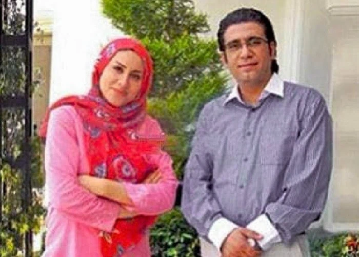 رضا رشیدپور و همسرش