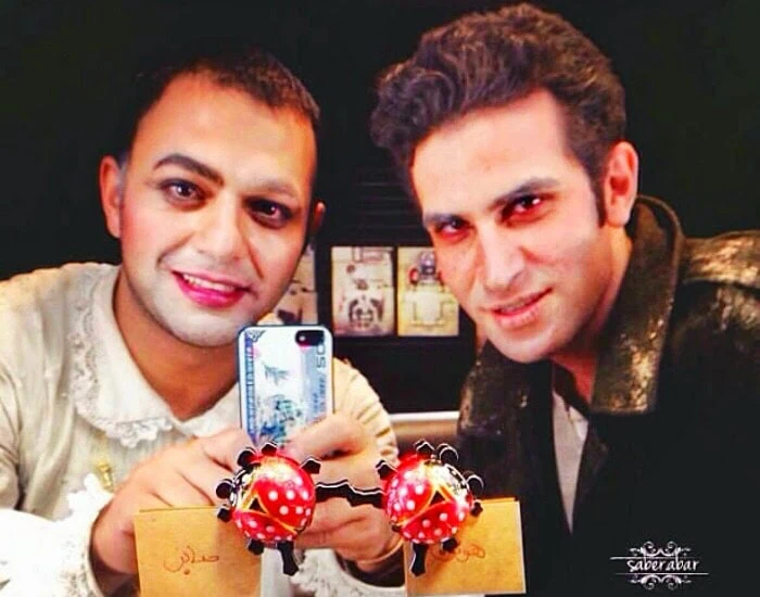 سلفی صابر ابر و هوتن شکیبا
