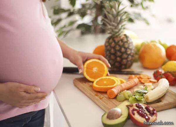 تغذیه ماه 8 بارداری