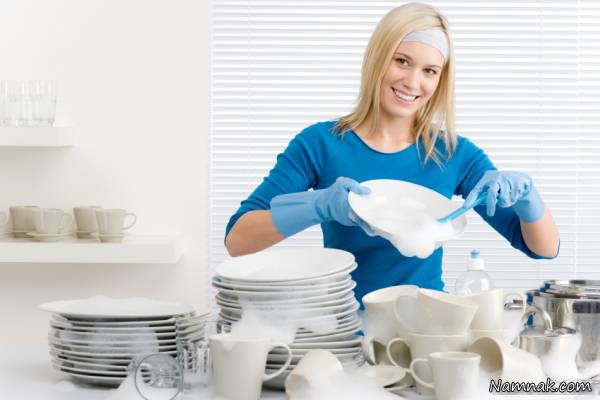 نکات شستن ظروف با دست