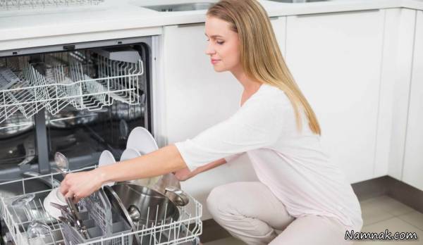شستن ظرف با ماشین ظرفشویی