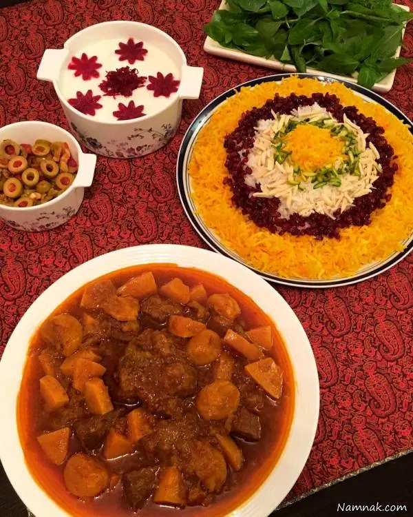 دستورالعمل خورشت به