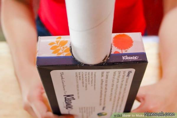 آموزش ساخت گیتار از جعبه دستمال کاغذی+تصاویر جعبه دستمال کاغذی