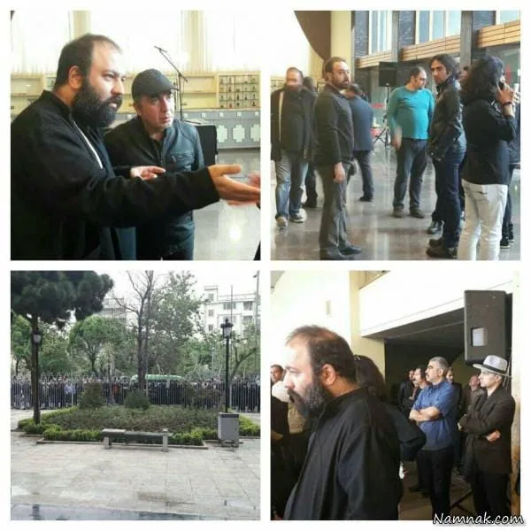مراسم وداع با پیکر عارف لرستانی