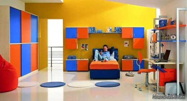 دکوراسیون اتاق خواب پسرانه 
