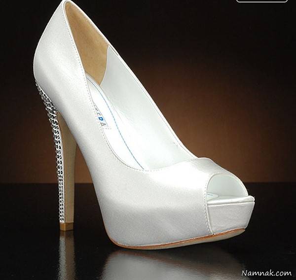  کفش پاشنه بلند عروس