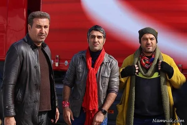 پژمان جمشیدی و سام درخشانی و حمید فرخ نژاد