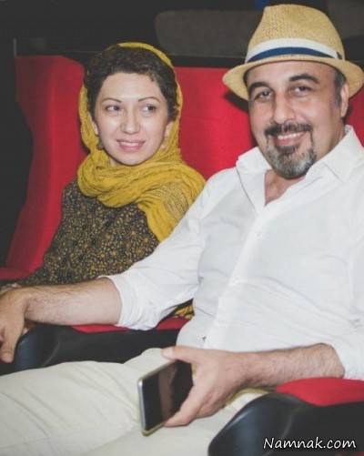  رضا عطاران و همسرش