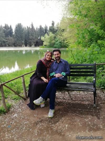  امیرحسین مدرس و همسرش