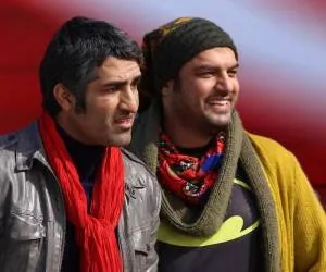 سام درخشانی و پژمان جمشیدی