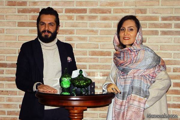 عباس غزالی و همسرش