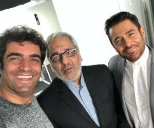 منوچهر هادی ، مهران مدیری و محمدرضا گلزار