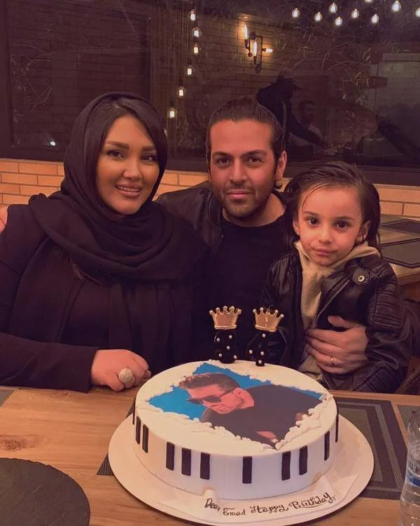 عماد طالب زاده و همسرش