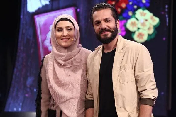 عباس غزالی و همسرش