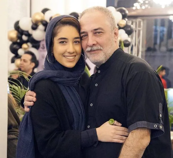 ایرج نوذری و دخترش