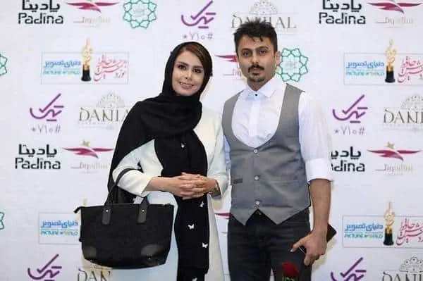 نجمه جودکی و همسرش