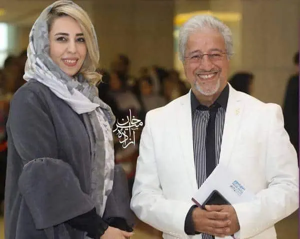 علیرضا خمسه و همسرش