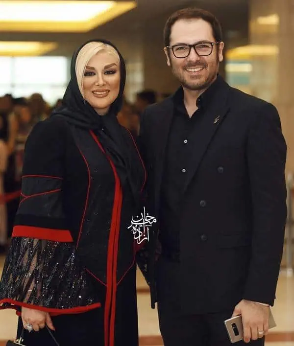 کوروش تهامی و همسرش