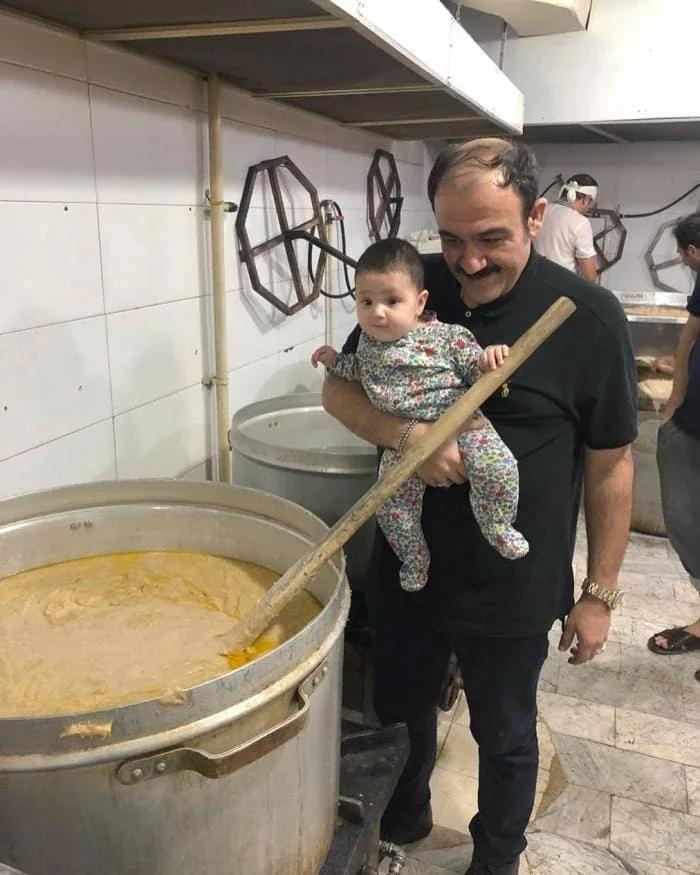 مهران غفوریان و دخترش