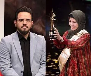فاطمه عبادی و مجتبی امینی