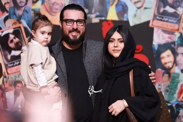محسن کیایی و همسرش