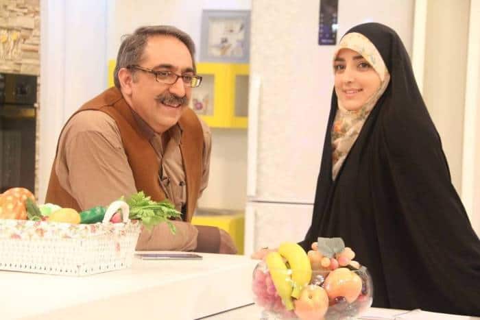 شهرام شکیبا و همسرش