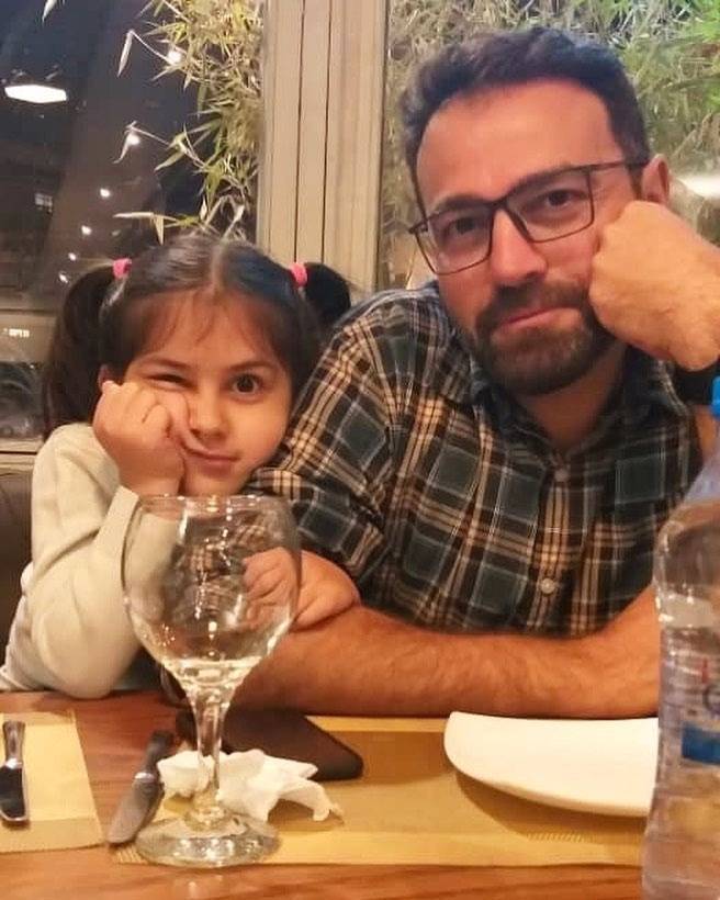آرش مجیدی و دخترش