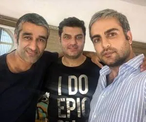 حامد کمیلی،پژمان جمشیدی و سام درخشانی