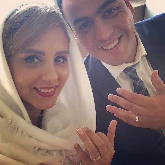 المیرا عبدی و همسرش