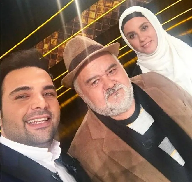 المیرا عبدی و پدرش و احسان علیخانی