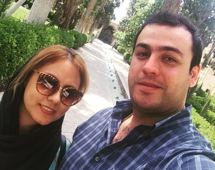 المیرا عبدی و همسرش