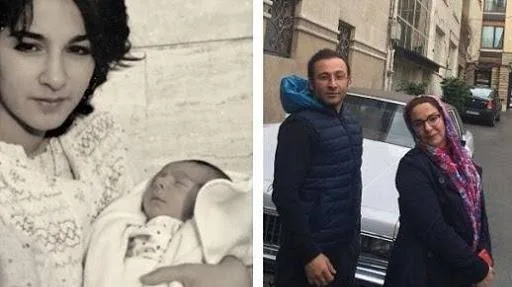 لاله صبوری و پسرش