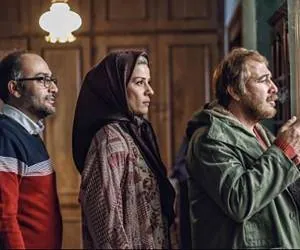 رضا عطاران و سارا بهرامی