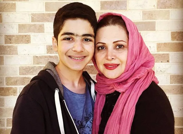 کمند امیرسلیمانی و پسرش