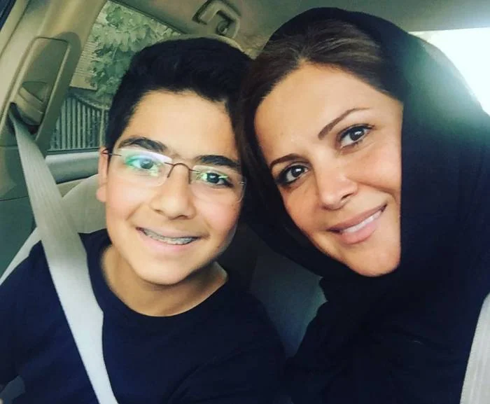 کمند امیرسلیمانی و پسرش