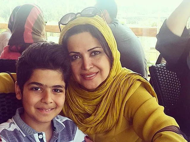 کمند امیرسلیمانی و پسرش