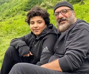 امیر جعفری و پسرش