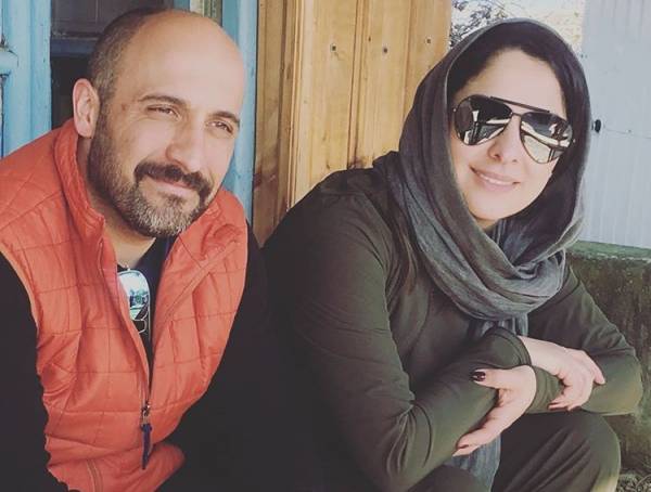علی سرابی و همسرش