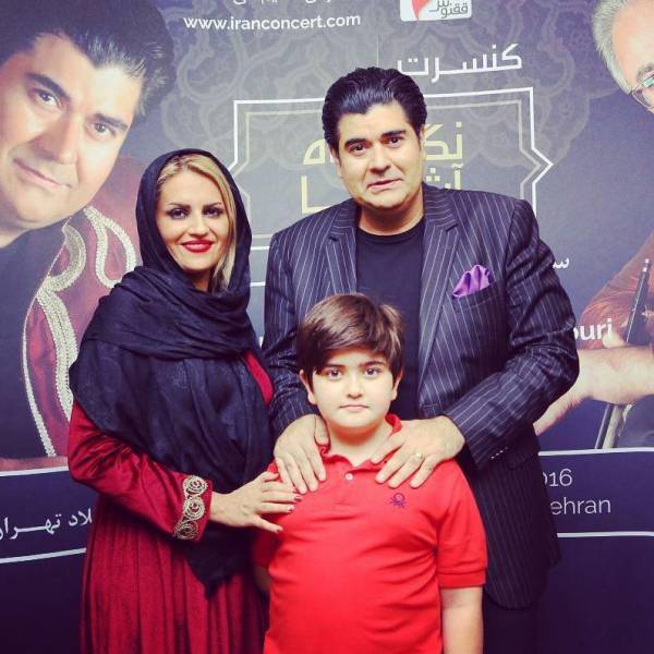 سالار عقیلی و همسرش