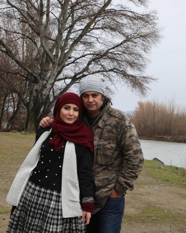 سامان سالور و همسرش