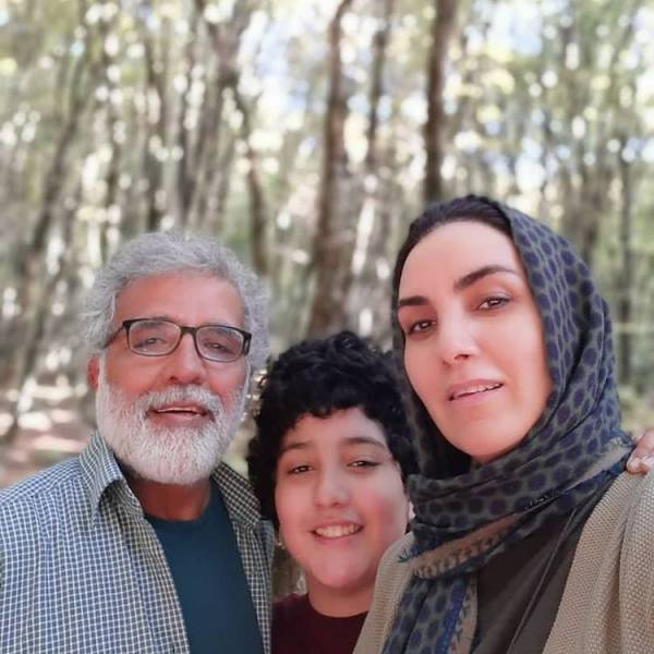 بهروز افخمی و همسرش