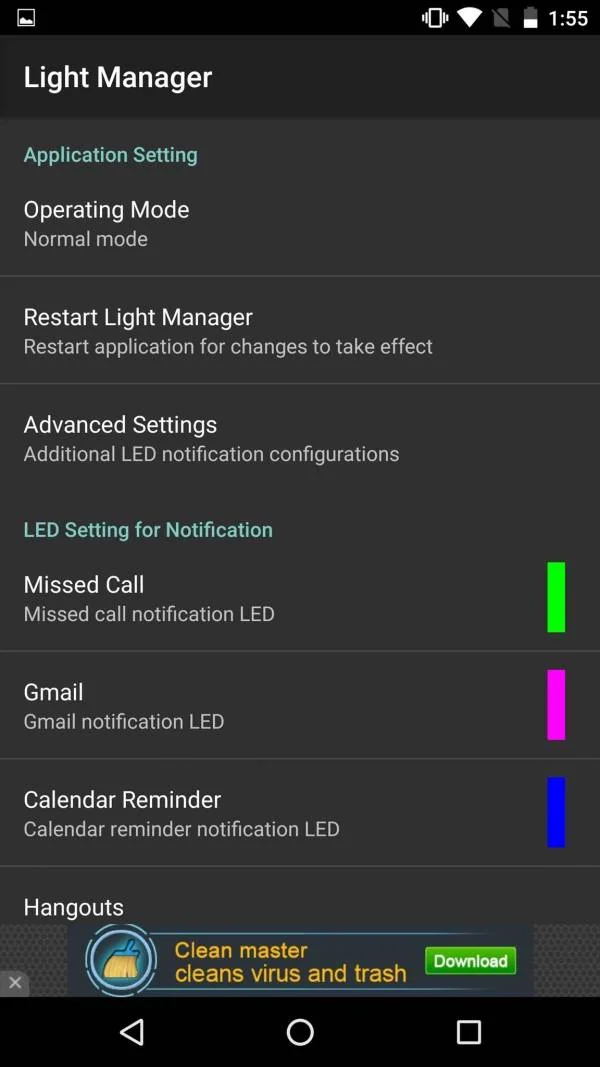 تغییر رنگ led