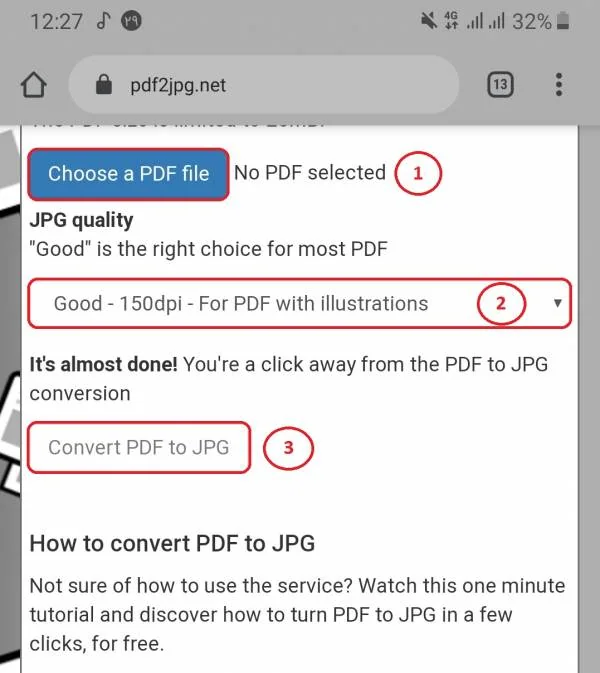 تبدیل pdf به عکس