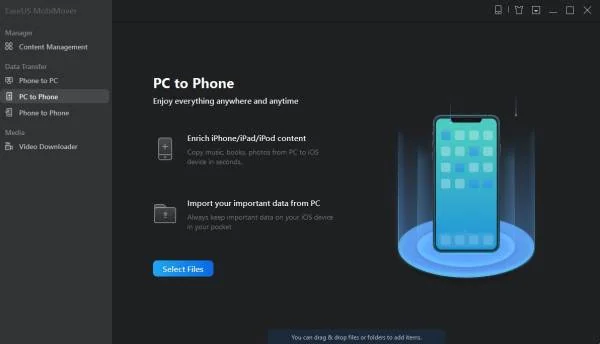 انتقال فایل به آیفون