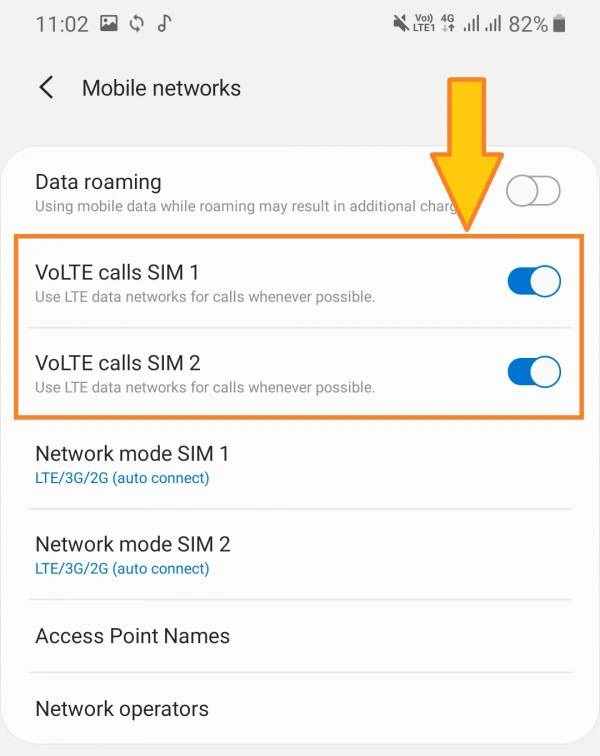 سرویس volte