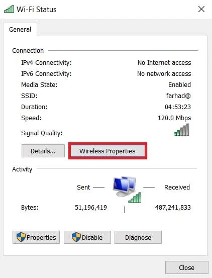 Wireless Properties